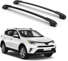 Richeer 220LBS Roof Rack Cross Bars for 2013-2018 RAV4 with Side Rails, Heavy Du