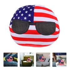 Image of Independence Day Pillow Usa Patriotic Decorative Pillows Flag Throw