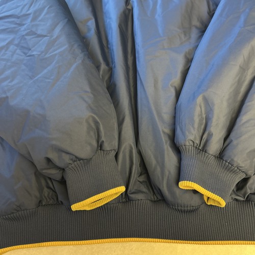 Giacca Bomber Vintage Nike Team University Of Michigan Wolverines Isolata XL - Foto 6 di 6