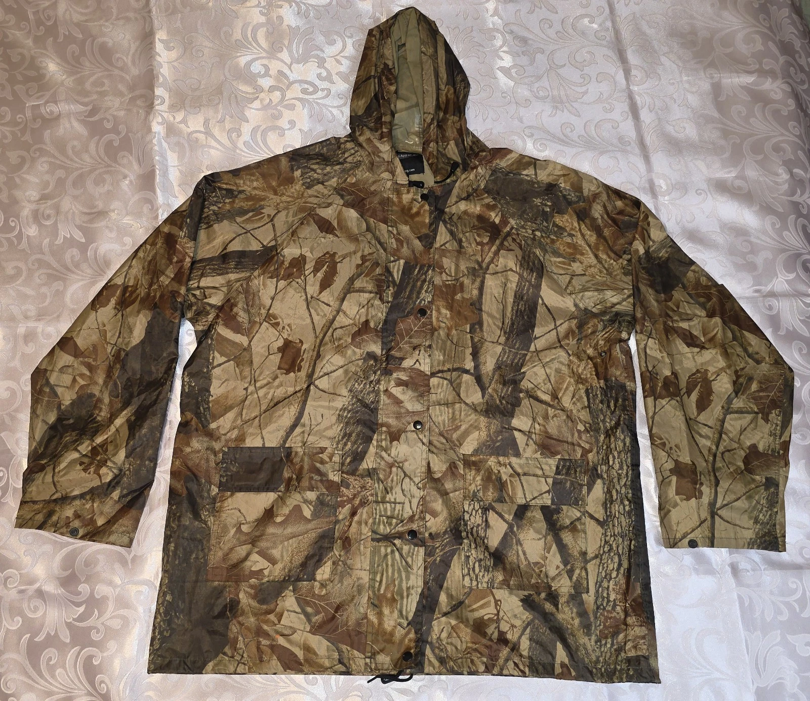 Mossi Motosports Hooded Camo Rain Jacket Size XL
