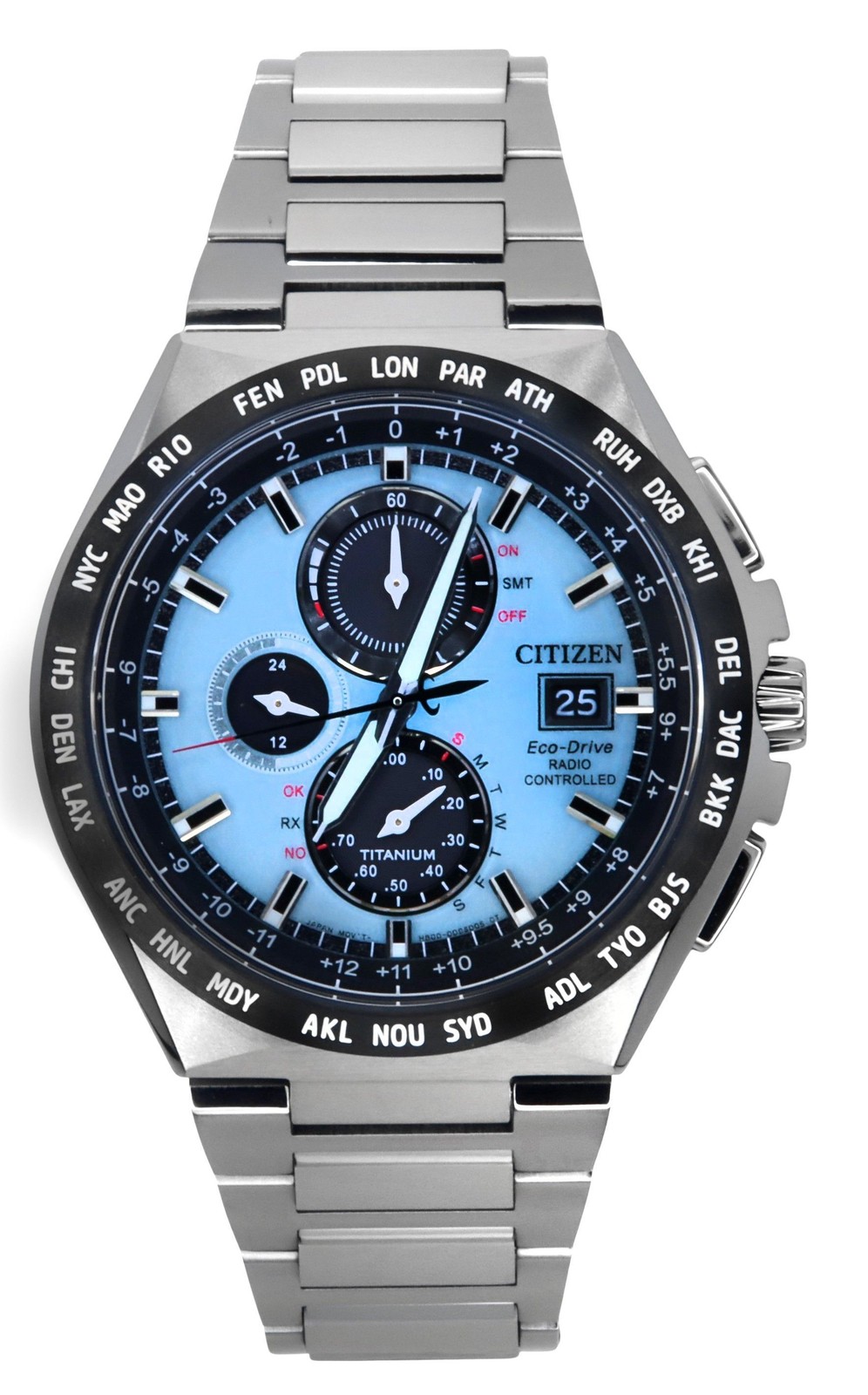Orologio da uomo Citizen Eco-Drive Solar Chronograph AT8238-84M 100M