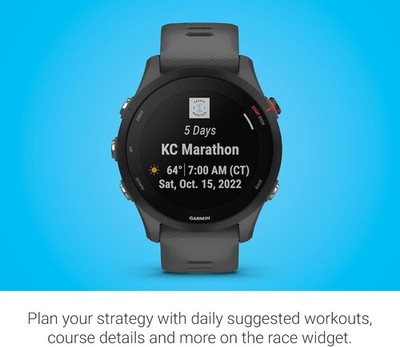 Garmin Forerunner 255 GPS Watch - Slate Gray for sale online | eBay