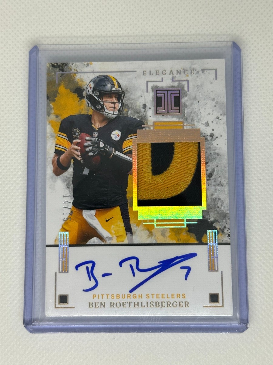エミール スミス ロウ Panini Immaculate 直筆サイン 2025 Panini Immaculate Collection Ben Roethlisberger Patch Auto