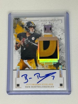 2025 Panini Immaculate Collection Ben Roethlisberger Patch Auto