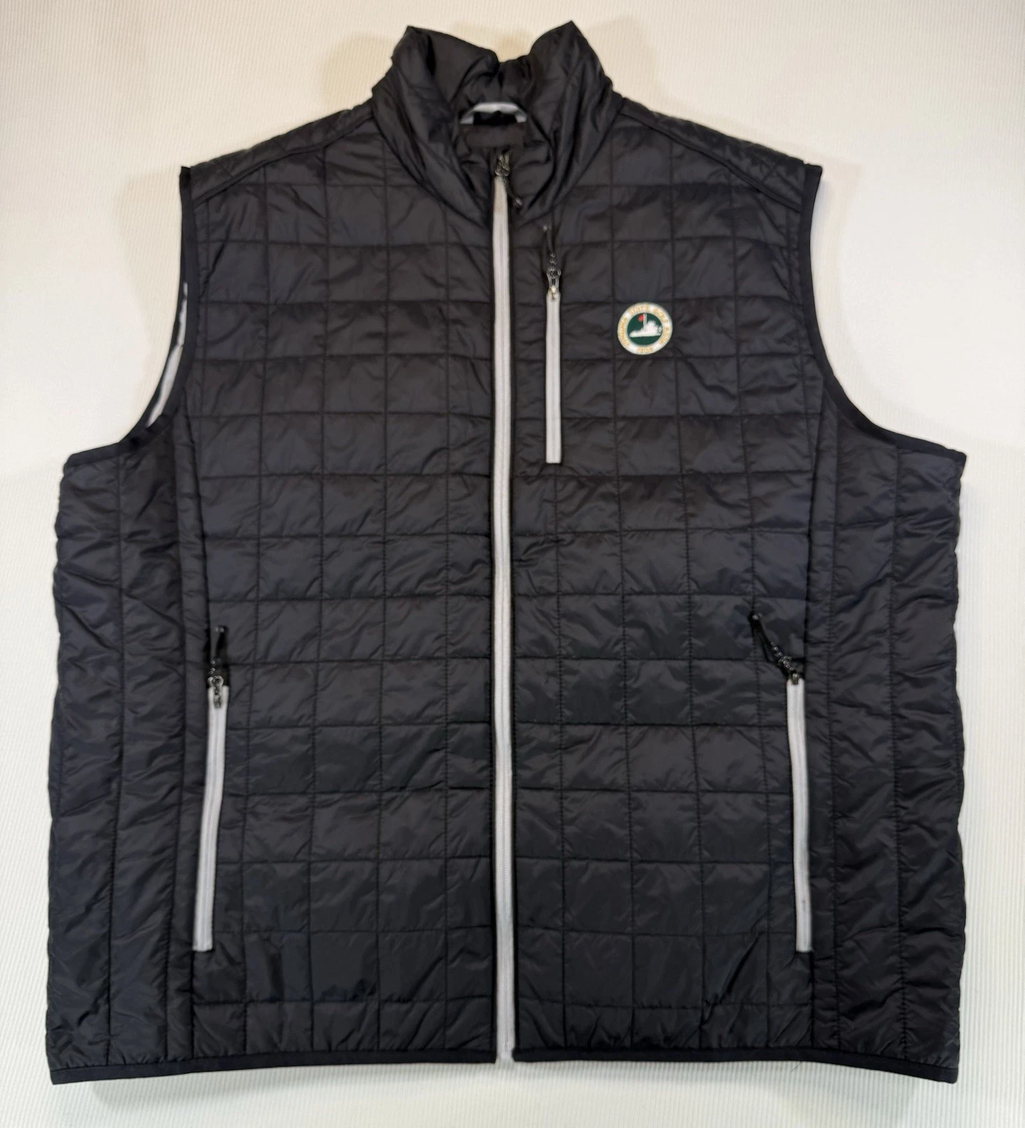 Cutter & Buck VSGA Quilted Vest XXL Virginia State Golf Assn Full Zip