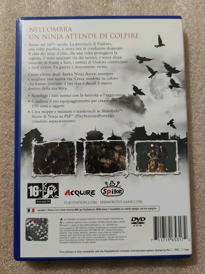 Shinobido Ps2 PAL Italiano - Immagine 2 di 4