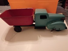 1930's Wyandotte Pressed Steel Dump Truck Windup