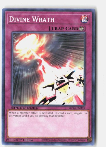 Divine Wrath SGX4-ENB18 YuGiOh Speed Duel GX: Midterm Destruction card