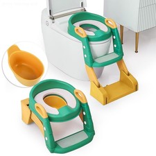 3 in 1 Toddler Potty Training Seat Chair with Ladder and Basin for Boys and G...