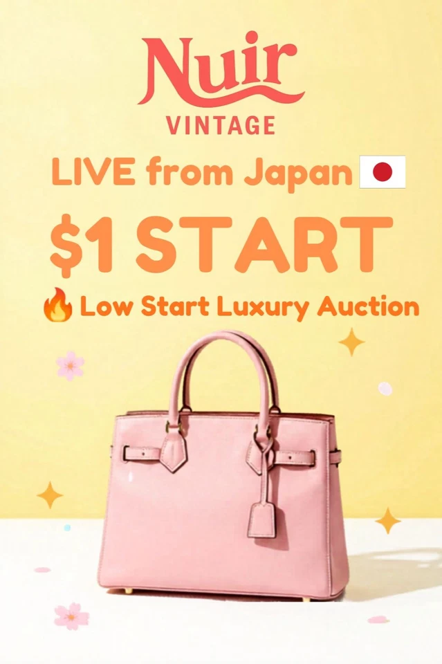 LIVE from Japan 🔥Low Start Luxury Auction July 10 11PM EDT