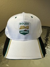 Rolex 24 At Daytona white adjustable baseball cap Promo Hat From Speedway 2