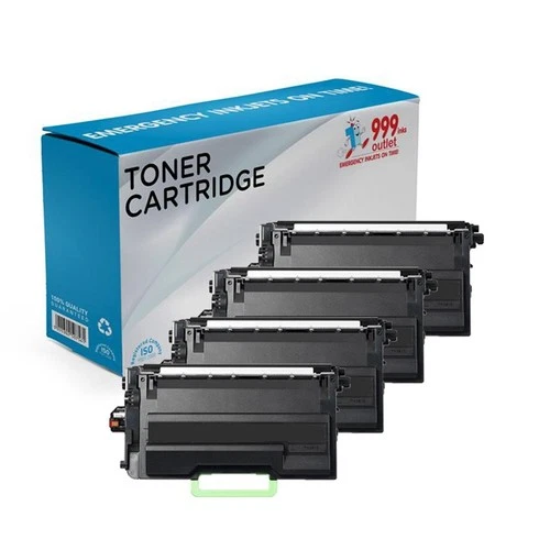 TN3610 Compatible 4 Pack Black Toner fits for Brother TN3610 HL-L6210DW HL-L6410