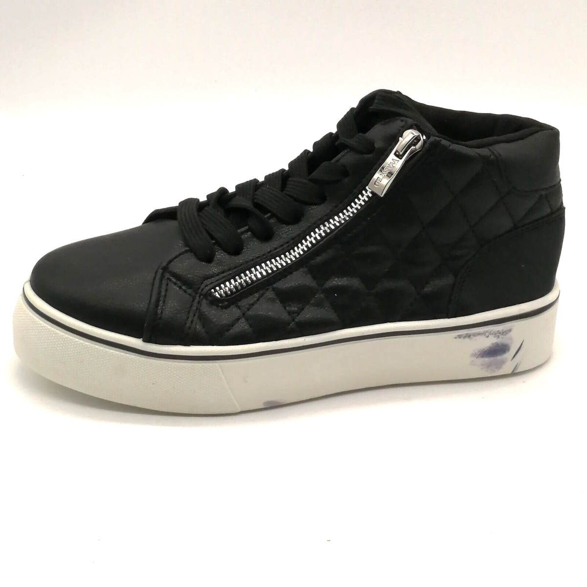 靴 que shoes plain LL Autry Clc Low Sneakers In White Leather And Black Suede