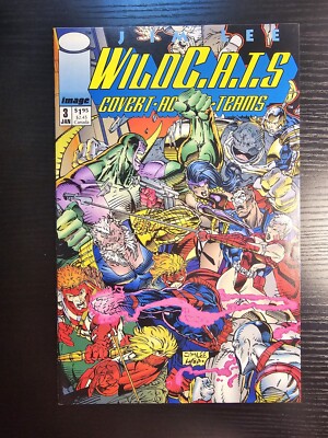 Wild C.A.T.S Covert Action Teams #3 1992 Image Comics Jim Lee, Rob Liefeld