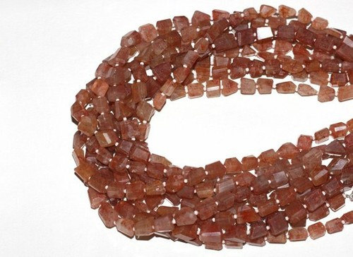 Natural Strawberry Quartz Gemstone Faceted Nugget Shape Making Jewelry Wholesale - Picture 2 of 3