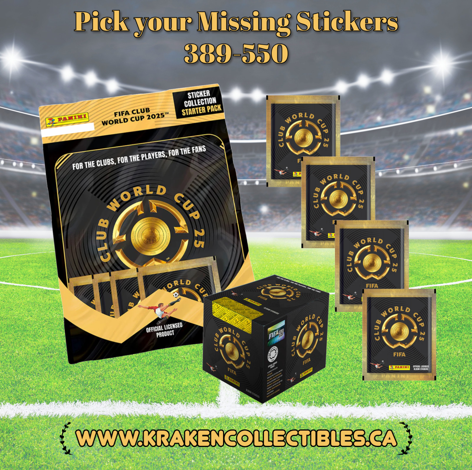 Panini FIFA Club World Cup 2025 (Pick your Missing Sticker #389-550)