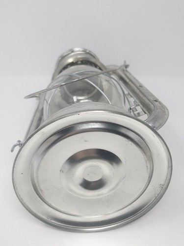 Hurricane Kerosene Oil Lantern Camping Emergency Hanging Light Lamp Silver 11" - Picture 12 of 14