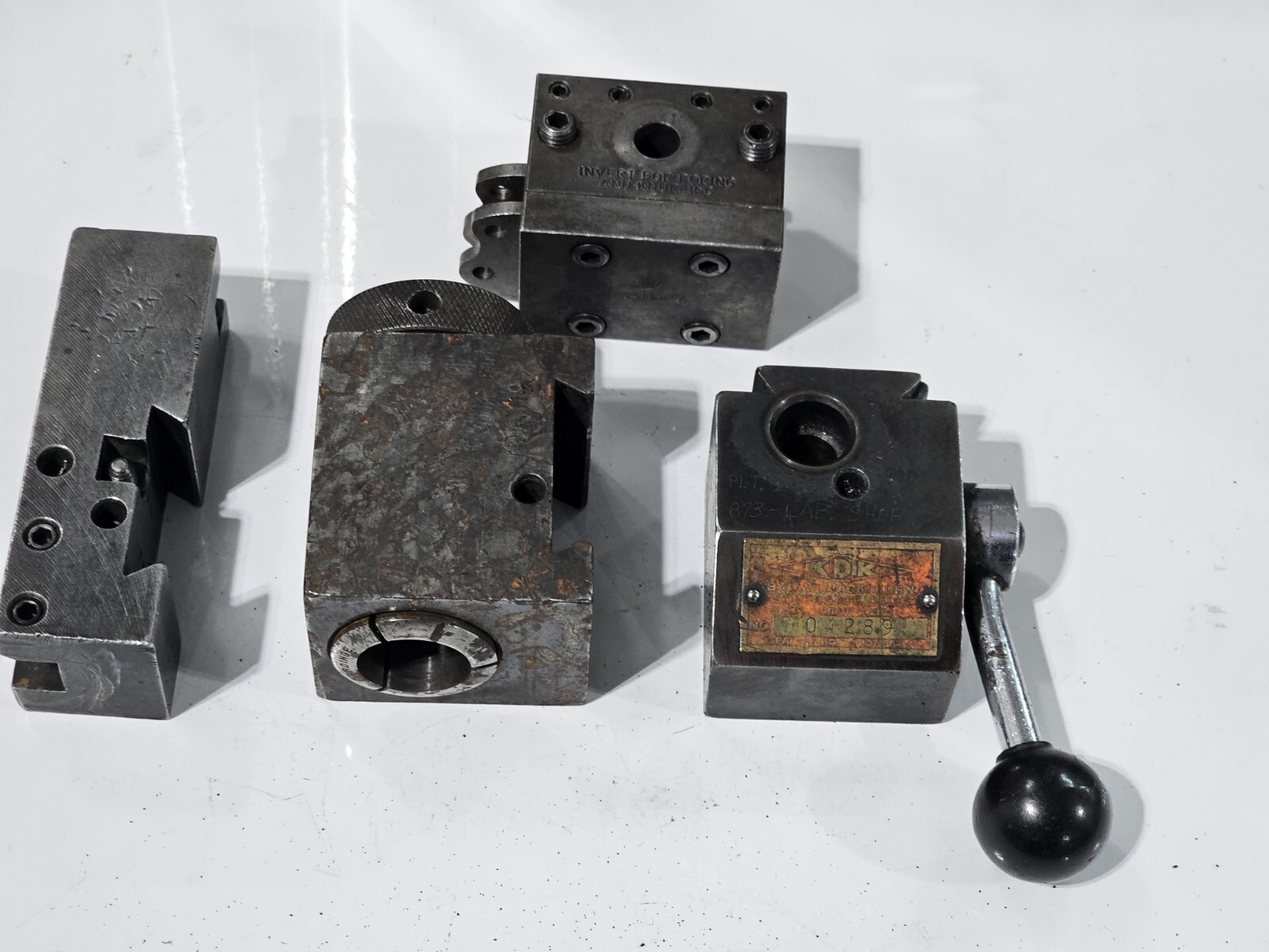 KDK Quick Change Tool Post, 0 Style, for 812" swing lathe + 102 & 119