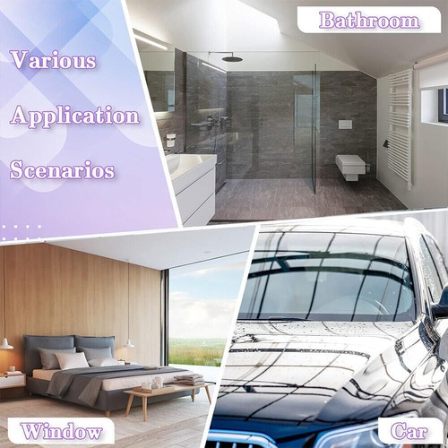 14" Professional Window Cleaning Equipment Glass Rubber Squeegee Blade + Cleaner - Picture 6 of 15