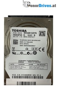 Toshiba - MK3261GSYN - 320 GB - SATA - G002872A*