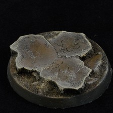40mm (5) Resin Base Slate v2 Rock Scenic Miniature Base Warhammer 40k Tabletop