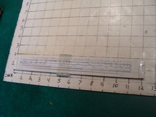 vintage SLIDE RULE: Picket no. 120 made in USA blank back