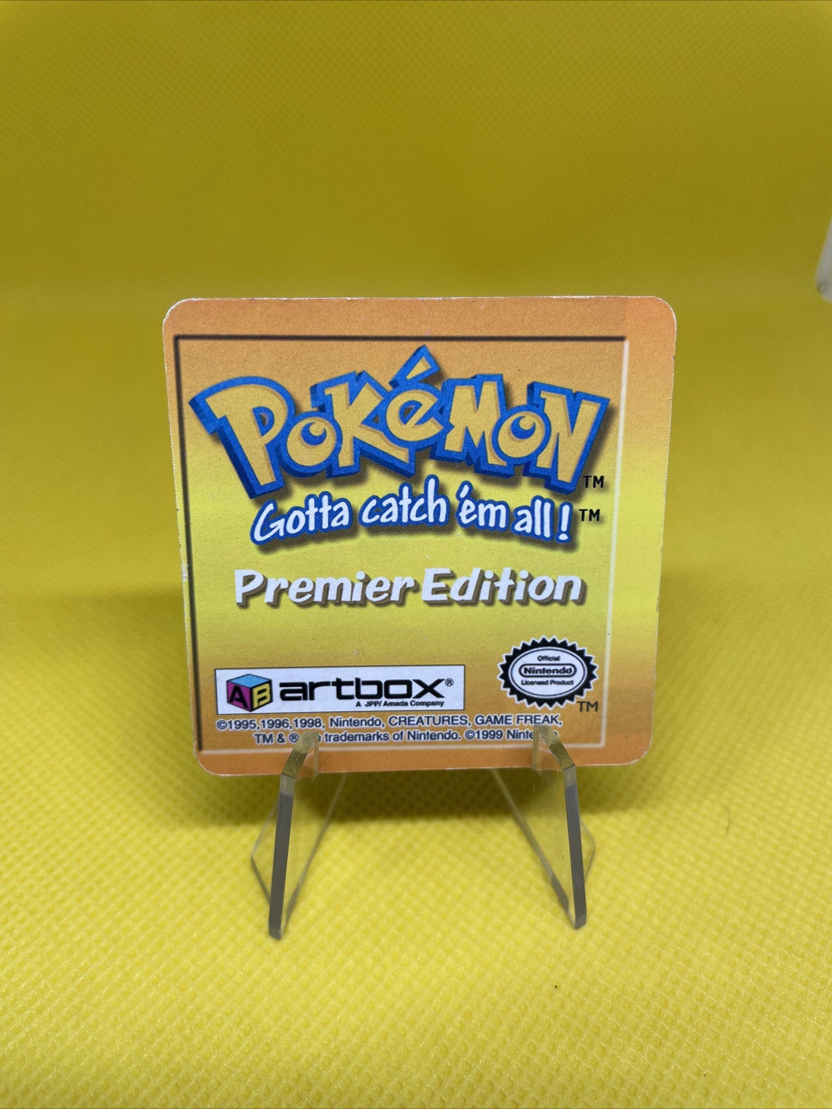 1999 Artbox Pokemon Action Flipz - Premier Edition #38 Squirtle Wartortle Card - Picture 3 of 3