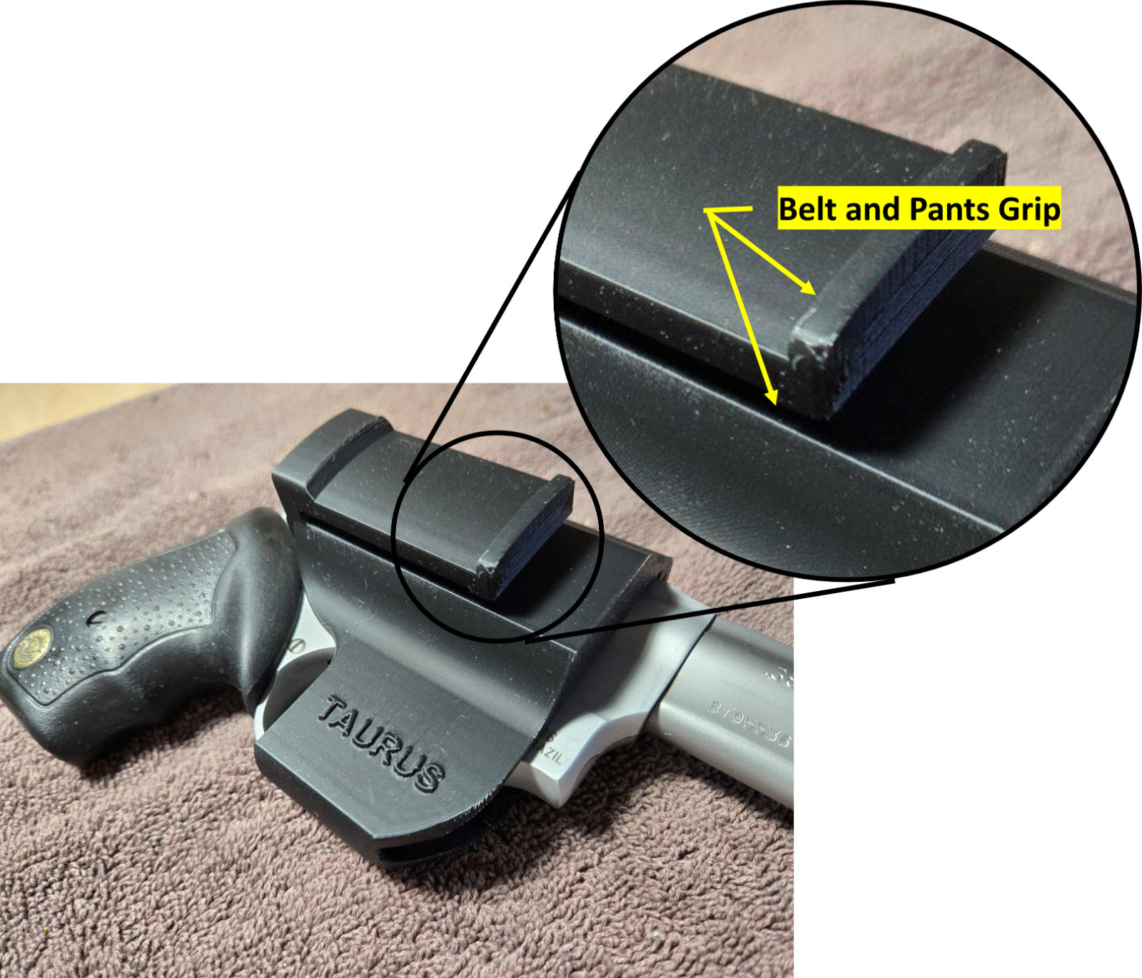 Holster TAURUS Ultra-Lite 38 Special 5 shot Revolver, In Waistband IWB USA Made