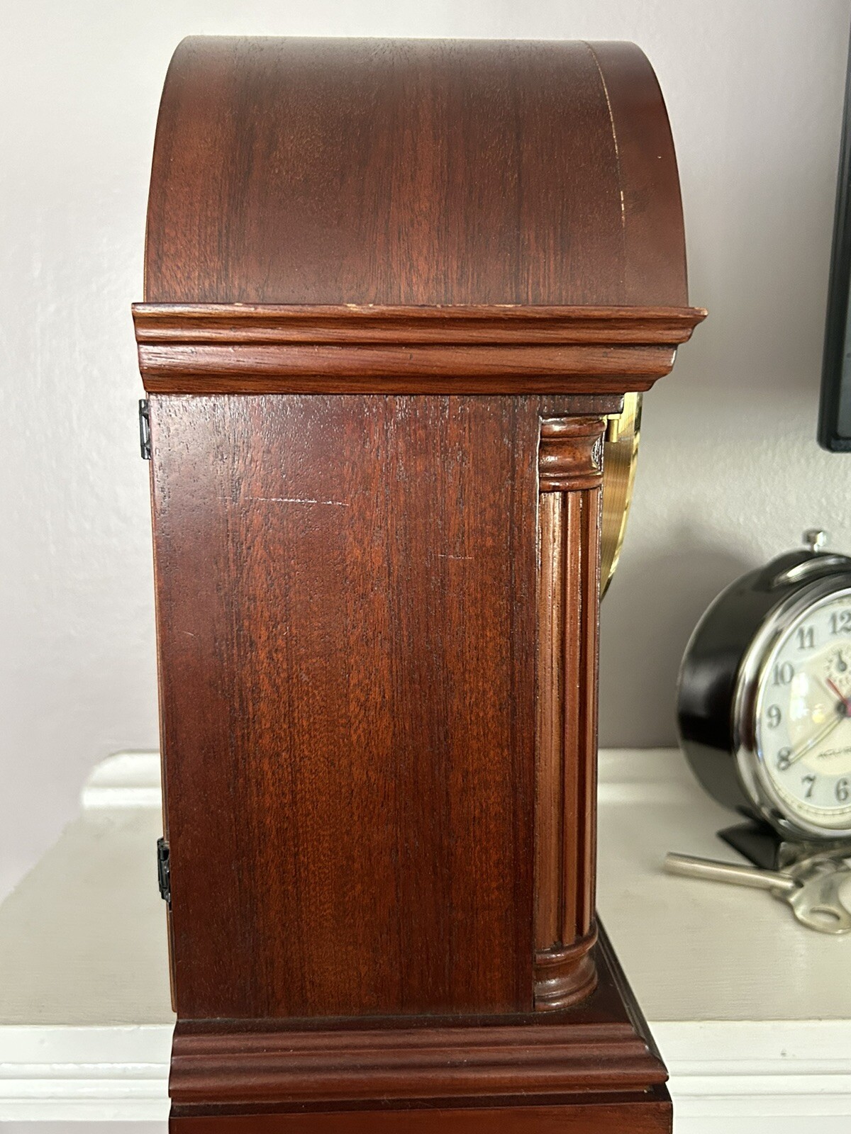 Howard Miller 613180 Mantel Clock w / Key Westminster Chimes 5 Jewels (WORKS) eBay