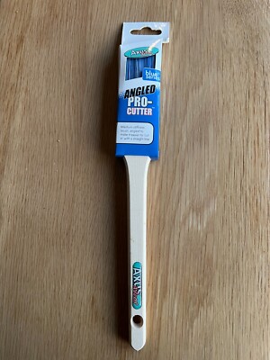 Axus Decor Pro-Brush Blue Series 1.5/38mm - Synthetic Filament Brush For All Paints, Wood Handle, Stainless Steel Ferrule - View #2