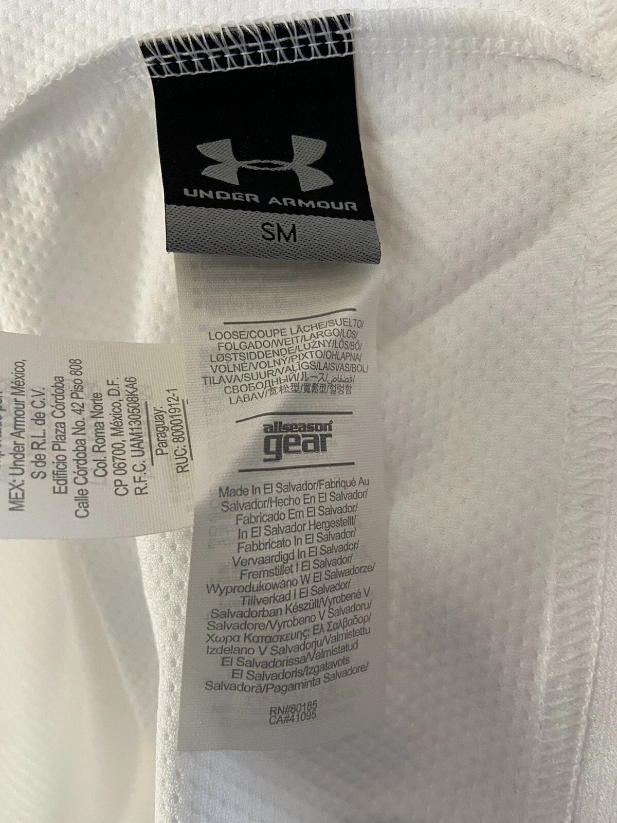 COACH Maglione uomo Under Armour UA squadra manica lunga allenatore 1 4 zip taglia small nuovo senza etichette