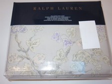 Ralph Lauren Francoise 5P full queen Duvet Cover Shams Set