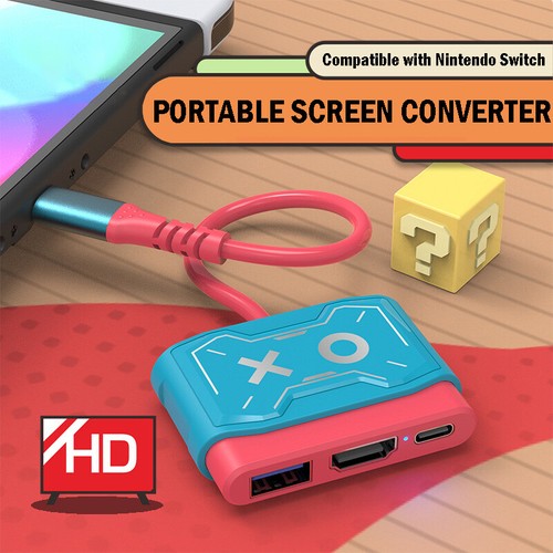 Docking Station for Switch/OLED, TV Screen Projection Converter 4K HD HDMI - Picture 3 of 7