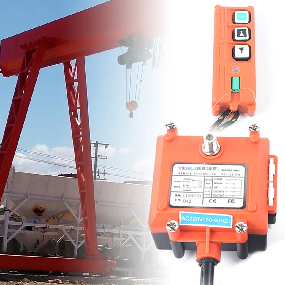 F21-2S Elektrische Seilwinde Funk Fernbedienung Winde für Kran Funkfernsteuerung - Bild 2 von 4