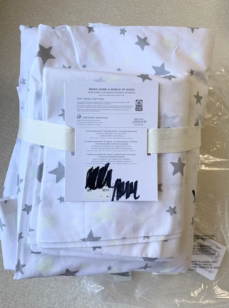 Pottery barn cheap star sheets