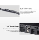 Nitze Gabbia Monitor Per Feelworld FW279S - Con Parasole E Morsetto HDMI, Lega Alluminio - Foto 6