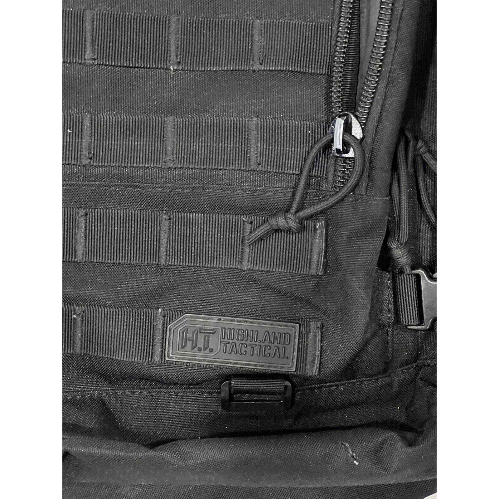 Highland Tactical Black Backpack Gem