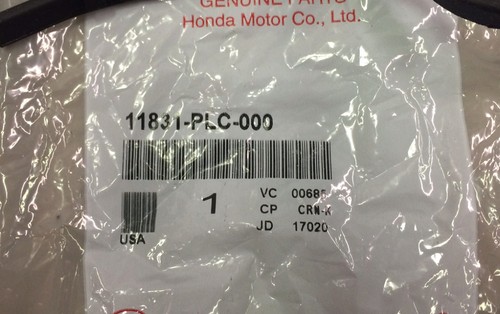 Genuine OEM Honda Civic Lower Timing Cover Gasket 2001 - 2005 11831-PLC-000 - Foto 2 di 2