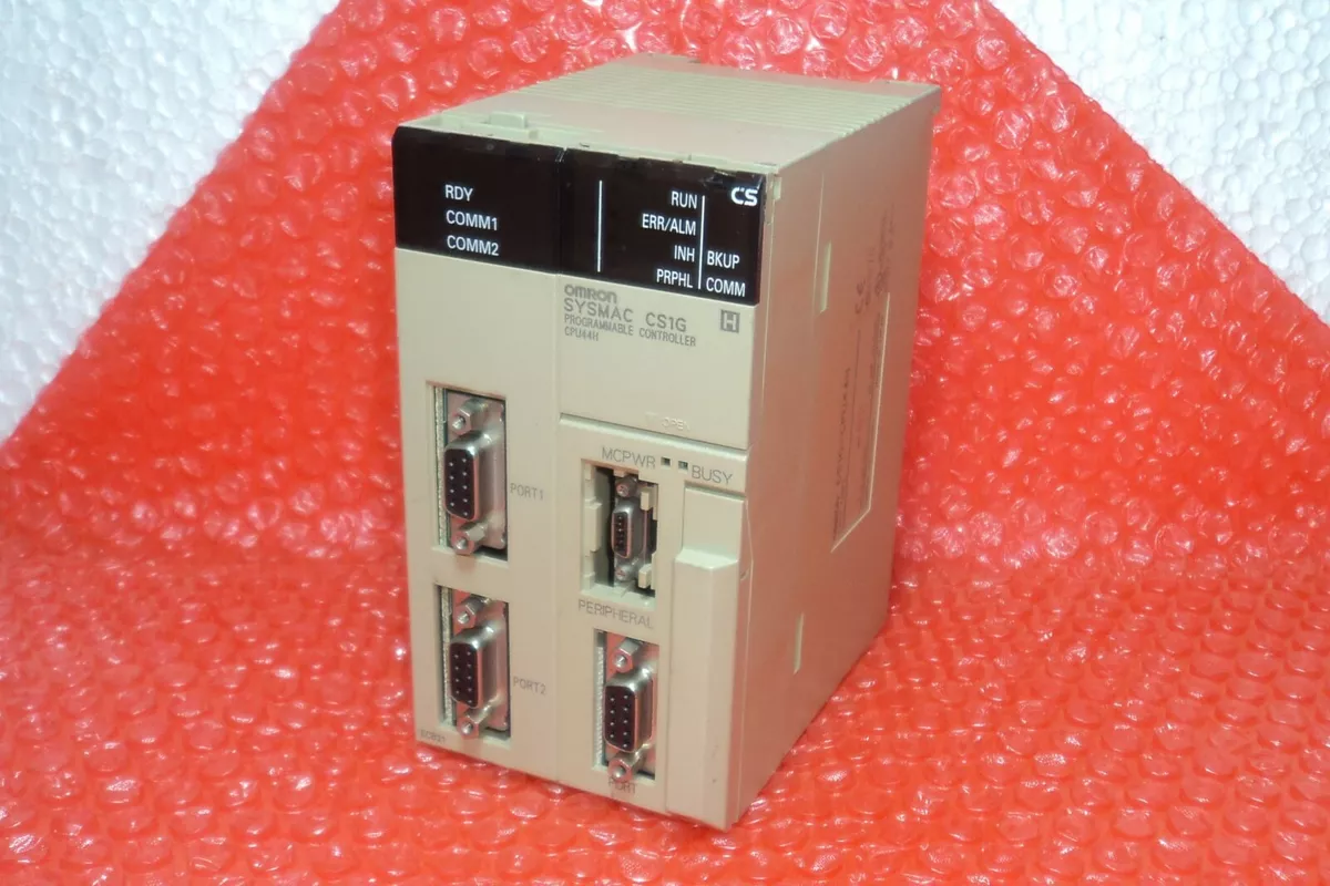 Omron Sysmac CS1G-CPU44H CPU Unit with CS1W-SCB21 Programmable Conrtroller CS1G