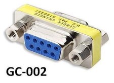 DB9 Serial Female/Female Slim Type Gender Changer Adapter, CablesOnline GC-002