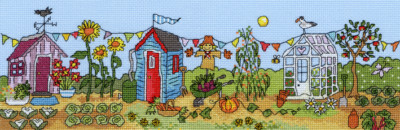 Bothy Threads ~ gezähltes Kreuzstich-Set ~ Schrebergartenspaß ~ Gartenarbeit ~ XJR21