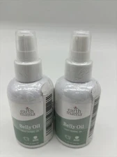 Belly Oil by Earth Mama | To Safely Moisturize and 4 Fl Oz (Pack of 2) Exp 2025