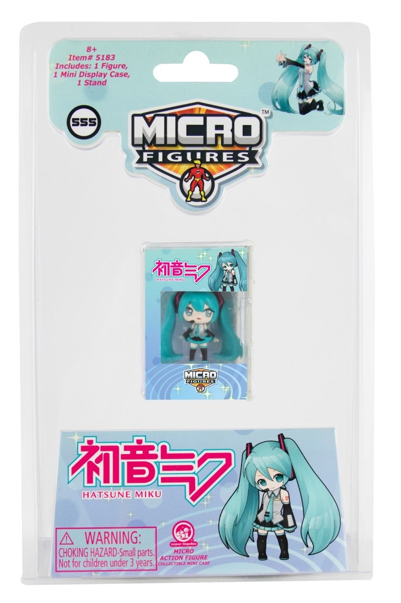 World's Smallest Hatsune Miku Anime Micro Figure Super Impulse NEW