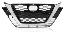 For 2019-2021 Nissan Altima Grille Assembly Front Upper Bumper Chrome