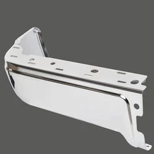 Driver/Left Side Rear Step Bumper Face End Bar Cap for 09-14 Ford F150 Fleetside