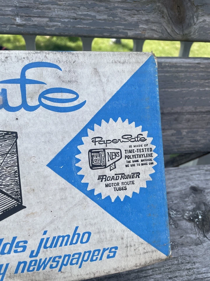 VINTAGE STEEL CITY CORP. - RURAL Caja fuerte para papeles - TAMAÑO ESTÁNDAR - Porta periódicos Foto 2 de 4