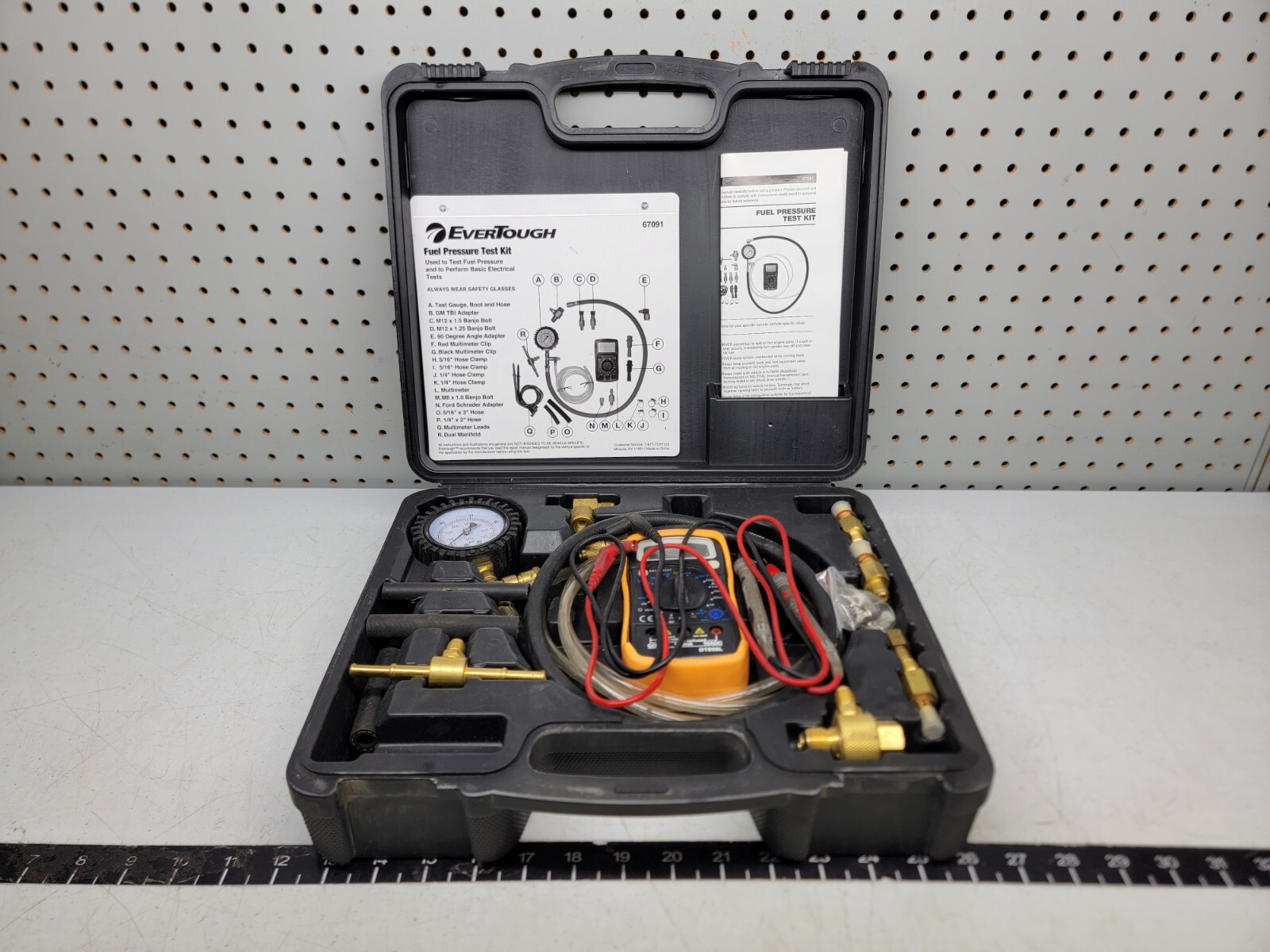 EverTough 67091 Fuel Pressure Test Kit bx eBay