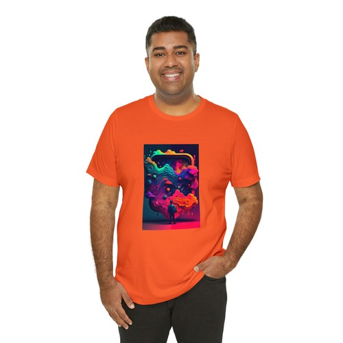T-shirt da gioco Neon Nights - design generato dall'intelligenza artificiale - regalo unico per i giocatori - Foto 40 di 188