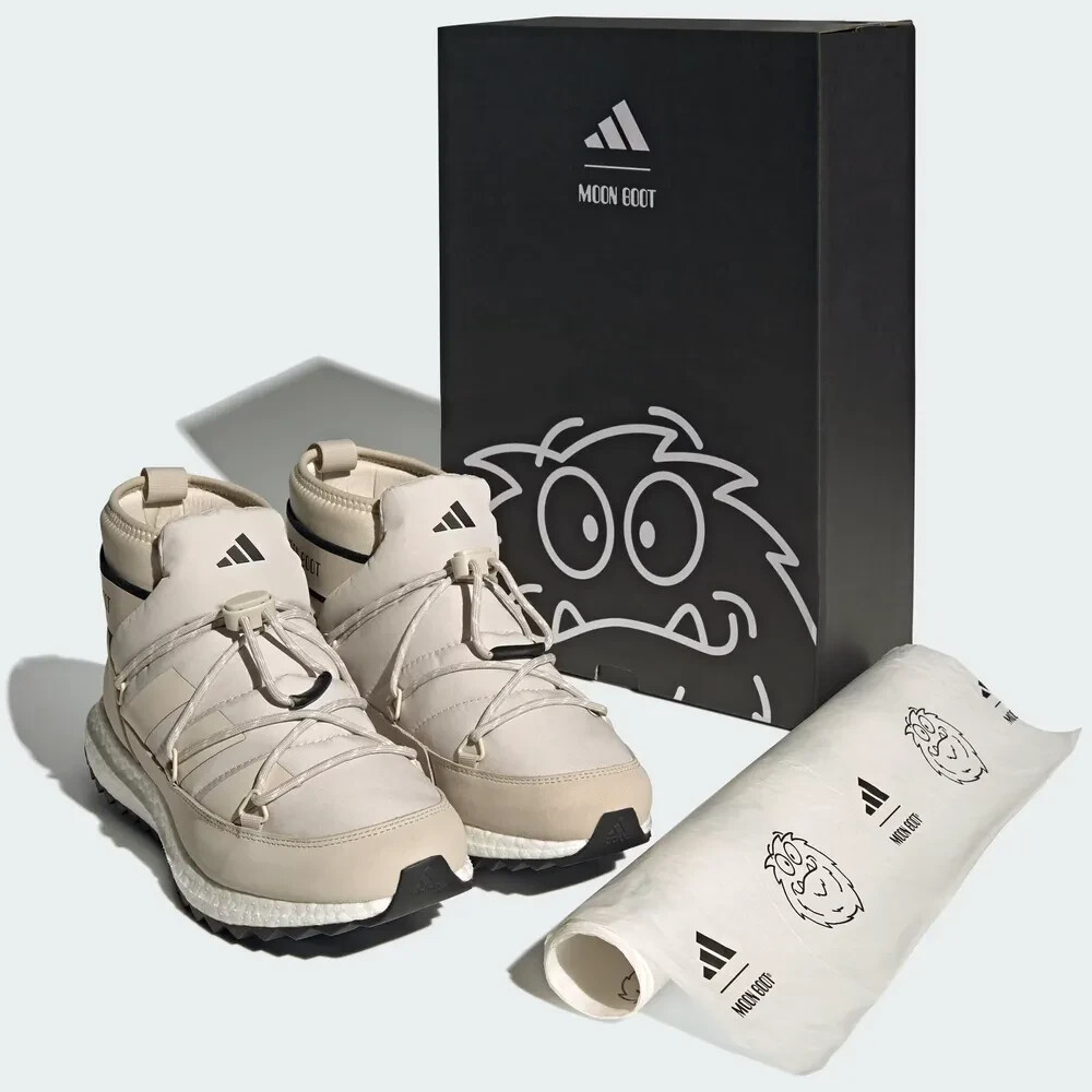 New Adidas x Moon Boot MoonBoost Ultraboot Low Shoes - Clear