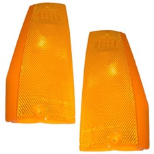 Depo Front Driver Passenger Side Marker Light Set For 1984-1996 Jeep Cherokee